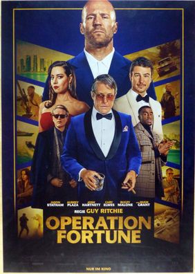 Operation Fortune - Original Kinoplakat A1 - Jason Statham, Aubrey Plaza - Filmposter