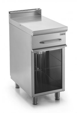 Arbeitselement Arbeitstisch offener Unterbau+ Schublade 400x700x850 Gastlando