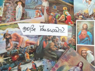 alte Postkarten AK 3D Toppan Stereo Wonder Religion Heiligenbild Schutzengel Maria...