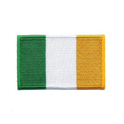 80 x 50 mm Irland Dublin Cork Flagge Fahne EU Patch Aufnäher Aufbügler 1345 X