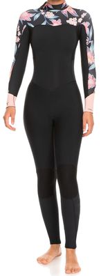 ROXY Wetsuit Women Neoprenanzug 3/2 Swell Series anthracite paradise found s