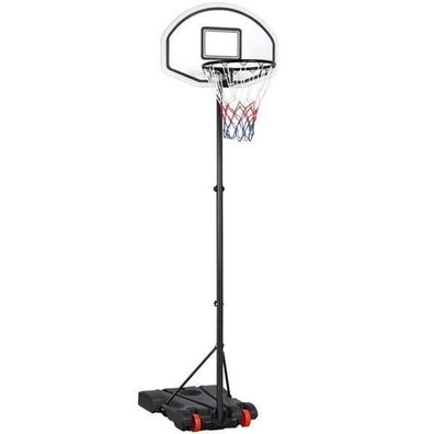 Basketballständer Basketballkorb mit Ständer Korbanlage Höhenverstellbar 159 - 214 cm