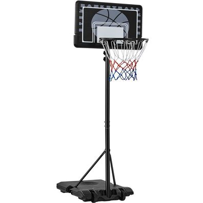 Basketballständer höheverstellbar Basketballkörbe mit Rollen Basketballanlage