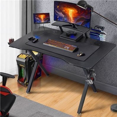 Computertisch Schreibtisch PC Tisch Gaming Desk mit Kabelmanagementsystem