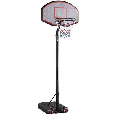 Basketballständer Basketballkorb mit Rollen 304-353 cm mit Wasser/ Sand befüllbar