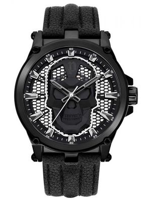 Police PEWJA2108203 Uhr Armbanduhr Herren Leder Edelstahl schwarz