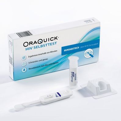OraQuick HIV-Selbsttest mit Speichel | Empfohlen von der Deutschen Aidshilfe