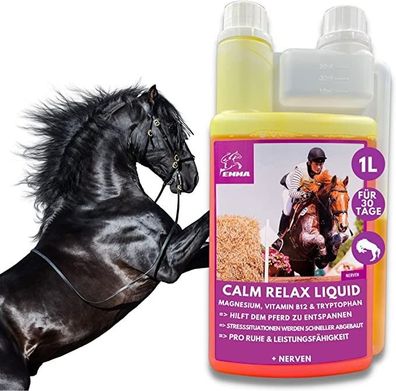 Magnesium-Vitamin B12 Pferd, Ergänzungsfutter für die Nerven, bei Stress 1 L