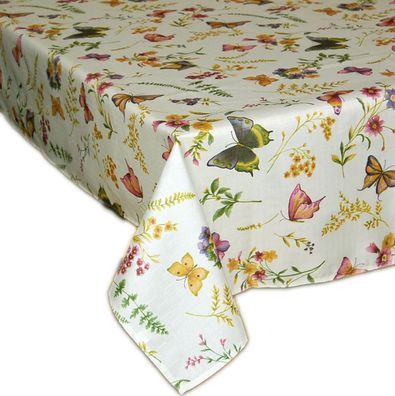 Gartendecke Tischdecke Küchendecke Tischtuch Decke Schmetterling Frühling Sommer