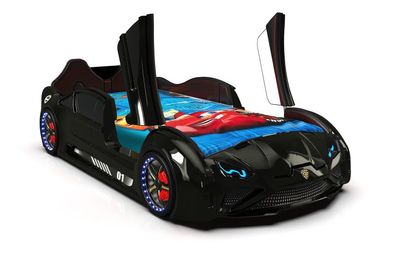 Autobett Lambo New Model BLACK mit Flügeltüren