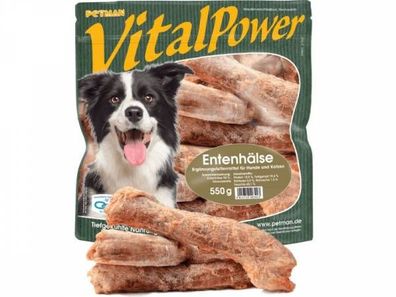 Petman Vital Power Entenhälse Hundefutter 550 g (Inhalt Paket: 6 Stück)