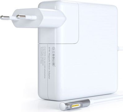 GO SOLID! Ladegerät für MacBook Air 30W USB C - Magsafe 1