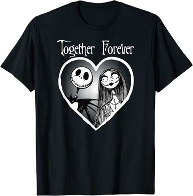 Disney Jack Skellington Together Forever Kurzarm-T-Shirt