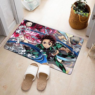 Anime Demon Slayer Anti-slip Fußmatte Küche Badezimmer Boden Matte Hause Teppich