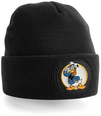 Blondie & Brownie Herren Damen Unisex Mütze Duck Donald Stick Beanie Maus Mickey