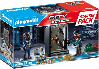 Playmobil City Action 70908 Starter Pack Tresorknacker, Spielzeug für Kinder ab 4 ...