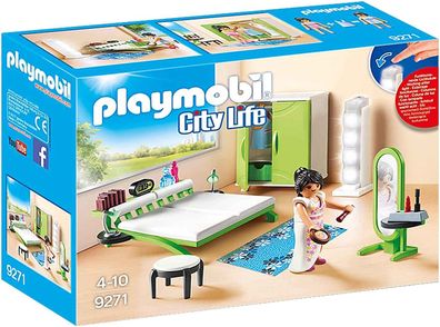 Playmobil City Life 9271 Schlafzimmer, Ab 4 Jahren