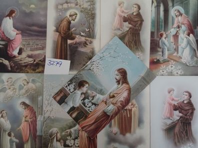 alte AK Postkarten KF Klein Religion Heiligenbilder Kommunion Glaube "gemarktet KC?