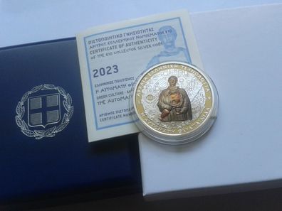 Original 10 euro 2023 PP Griechenland Maidservant of Philo, Silber, nur 2000 Stück