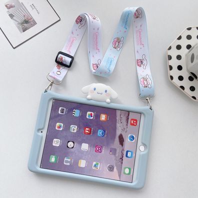 Cute Cinnamoroll Schutzhülle für iPad mini 1/2 iPad Pro Stand iPad Case Mit Lanyard