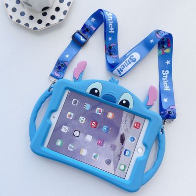 Lilo & Stitch Angel Stitch Schutzhülle für iPad mini4/5 iPad Pro Stand iPad Case