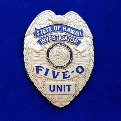 Hawaii Five 0 Polizeimarke ! / US police Badge alte Ausführung