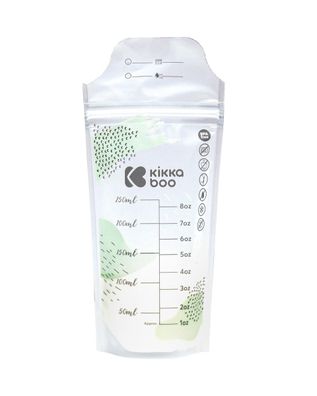 Kikkaboo Muttermilchbeutel 50 Stück 250 ml Füllmenge auslaufsicher Doppelzipper