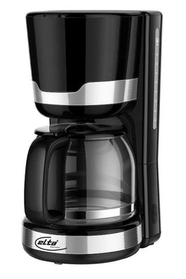Elta Kaffeemaschine KM-900.15 900W 1,5l Fassungsvermögen schwarz