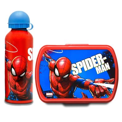 Lunchset Trinkflasche und Brotdose Spider Man
