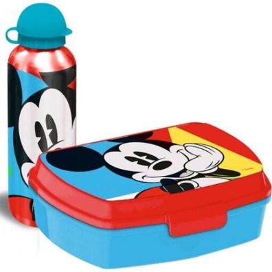 Disney Mickey Mouse Lunchset Brotdose Trinkflasche