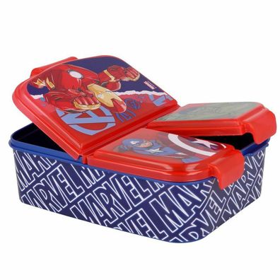 Marvel Avengers 3-fach Brotdose Comic - Lunch Box
