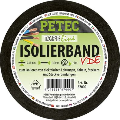 Isolierband VDE geprüft