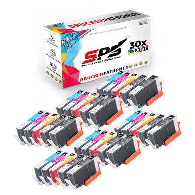 30x Tinten HP 364XL Multipack kompatibel für HP Photosmart Premium Fax Drucker