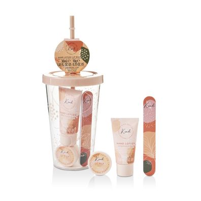 The Kind Edit Co. Kind Drinking Cup Gift Set 30ml Hand Lotion