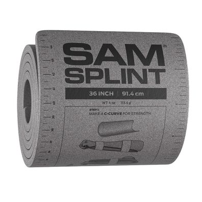 SAM® Splint Standard gerollt - grau - Splintschiene