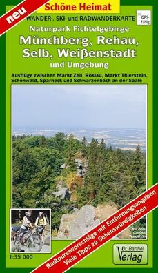 Doktor Barthel Karte Wander - und Radwanderkarte Naturpark Fichtelg