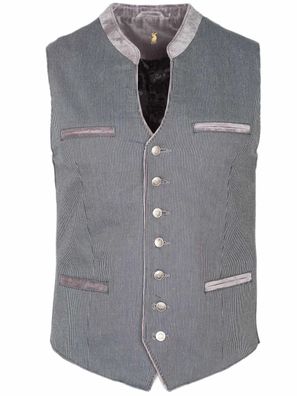 Trachtenweste WS 1198 Kd schwarz grau