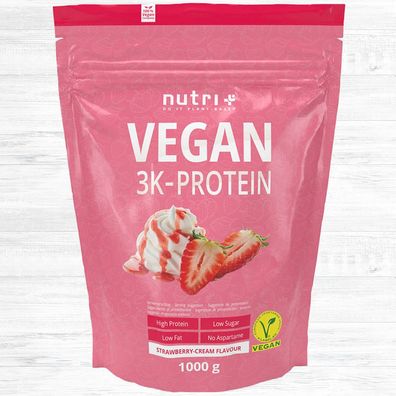 Nutri-Plus Shape & Shake Vegan 3K Protein 1kg