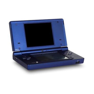 Nintendo DSi Konsole in Dunkelblau + Ladekabel + Animal Crossing Wild World - ...