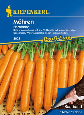 Kiepenkerl® Möhren Narbonne F1 Saatband - Gemüsesamen