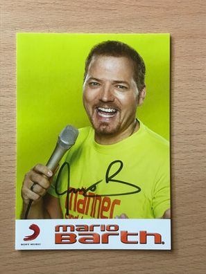 Mario Barth Autogrammkarte orig signiert Schauspieler COMEDY TV #6033