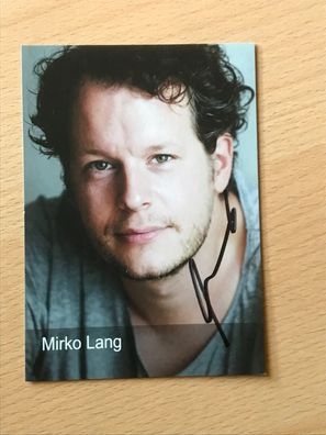 Mirko Lang Autogrammkarte orig signiert Schauspieler COMEDY TV #6025
