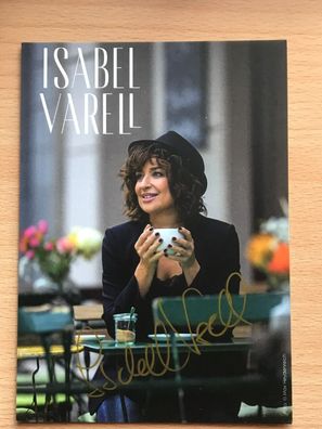 Isabel Varell Autogrammkarte orig signiert MUSIK TV #5977