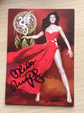 Andrea Berg Autogrammkarte orig signiert MUSIK TV #5984