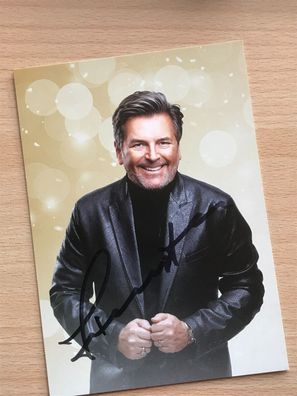 Thomas Anders Autogrammkarte orig signiert MUSIK TV #5919