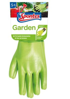 Spontex Garden Gartenhandschuh für feuchte Gartenarbeiten Gr. S - L