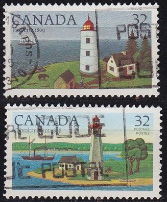 KANADA CANADA [1984] MiNr 0929,30 ( O/ used ) Leuchtturm