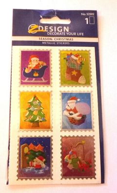 Z-Design 52502, Saison: Christmas Sticker / Weihnachts - Sticker, NEU