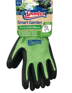 Spontex Smart Garden Gartenhandschuhe aus recyceltem PET Gr. S - L 1 Paar