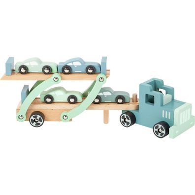 Holz LKW Spielzeug Truck Holzspielzeug LKW mit Auto Spielzeug Autotransporter L